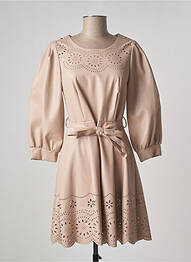 Robe mi-longue manches longues manches longues chair RINASCIMENTO femme
