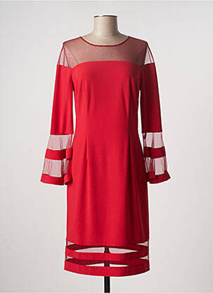 Robe mi-longue rouge DERHY pour femme