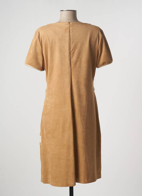 Robe mi-longue beige RINASCIMENTO pour femme
