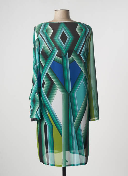 Robe mi-longue vert ELEONORA AMADEI pour femme