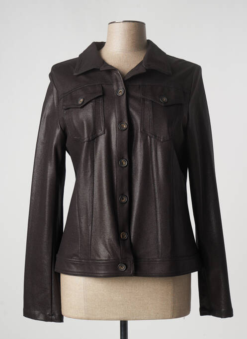 Veste casual marron EDAS pour femme