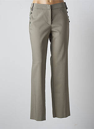 Pantalon slim taille normale taille normale vert EVA KAYAN femme