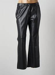 Pantalon droit stretch taille normale noir LOLA ESPELETA femme