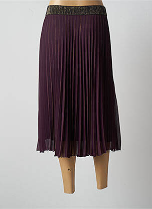Jupe mi-longue taille normale violet HANITA femme