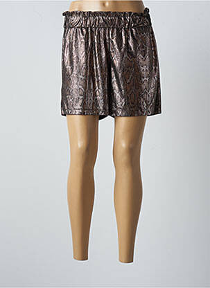 Short taille normale taille normale marron VINTAGE LOVE femme