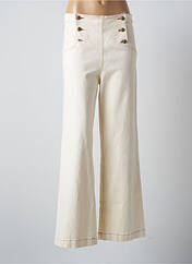 Pantalon large beige CHARLIOR pour femme seconde vue