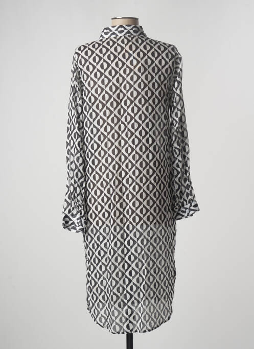 Robe mi-longue noir TERRE ROUGE femme