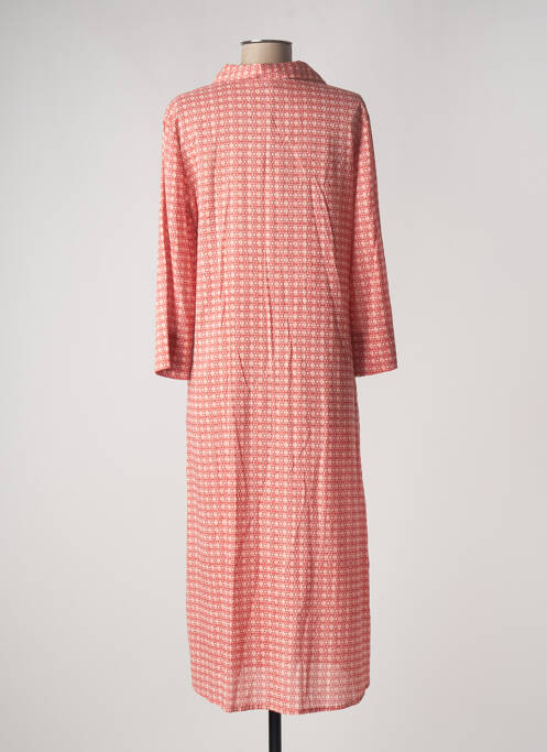 Robe mi-longue rose TERRE ROUGE pour femme