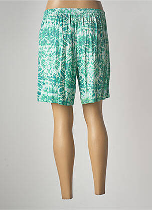 Bermuda taille élastique taille normale vert TERRE ROUGE femme