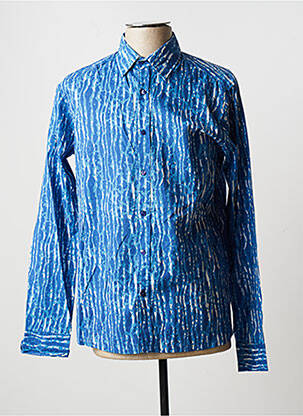 Chemise manches longues manches longues bleu TERRE ROUGE homme