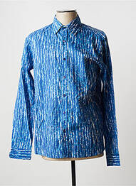 Chemise manches longues manches longues bleu TERRE ROUGE homme