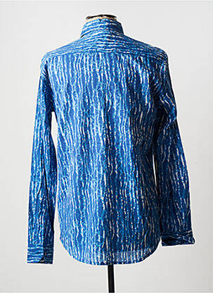 Chemise manches longues manches longues bleu TERRE ROUGE homme