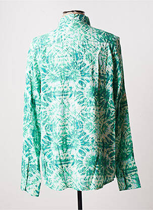 Chemise manches longues poches poitrine vert TERRE ROUGE homme