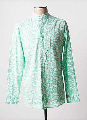 Chemise manches longues manches longues vert TERRE ROUGE homme