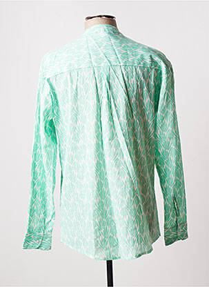 Chemise manches longues manches longues vert TERRE ROUGE homme