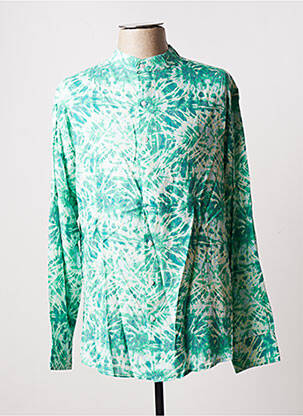 Chemise manches longues manches longues vert TERRE ROUGE homme
