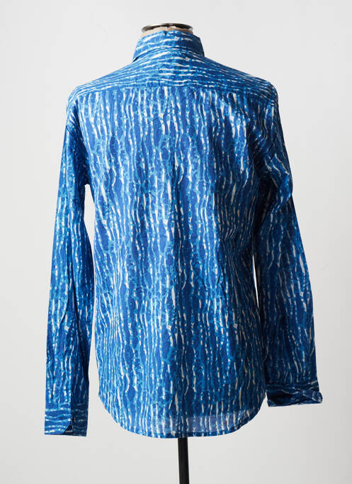 Chemise manches longues bleu TERRE ROUGE pour homme