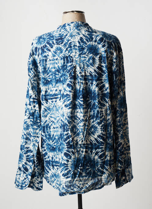 Chemise manches longues bleu TERRE ROUGE pour homme