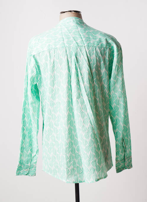 Chemise manches longues vert TERRE ROUGE pour homme