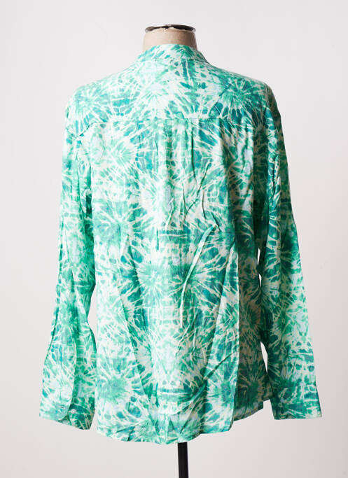 Chemise manches longues vert TERRE ROUGE pour homme