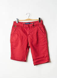 Short multipoches taille normale rouge UNION JACK homme