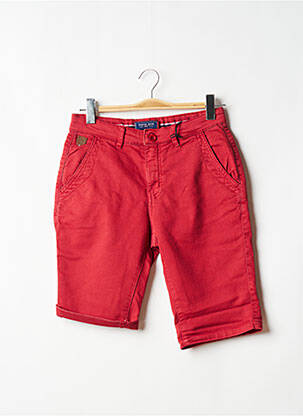 Short multipoches taille normale rouge UNION JACK homme