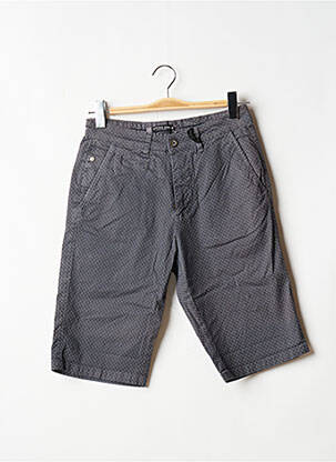 Bermuda stretch taille normale gris RITCHIE homme
