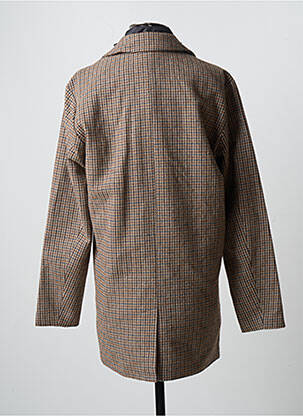 Manteau long coupe droite sans capuche beige JACK & JONES homme