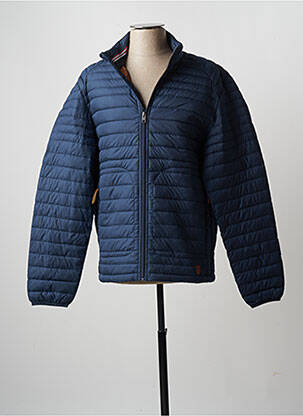 Doudoune poches sans capuche bleu JACK & JONES homme