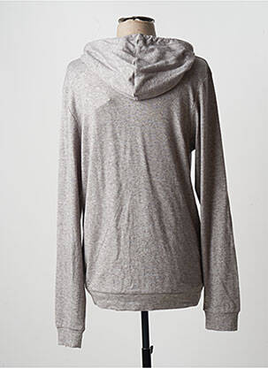 Gilet manches longues finition bords-côtes gris JACK & JONES homme