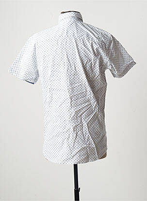 Chemise manches courtes imprimé fantaisie blanc JACK & JONES homme