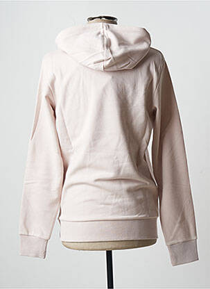 Sweat-shirt à capuche finition bords-côtes manches longues rose JACK & JONES homme