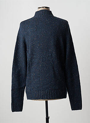 Pull stretch manches longues bleu JACK & JONES homme