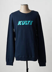 Sweat-shirt bleu KULTE pour homme seconde vue