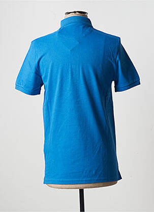 Polo broderie motifs brodés manches courtes bleu LYLE & SCOTT homme