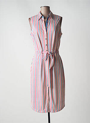 Robe mi-longue sans manche sans manche blanc K-DESIGN femme