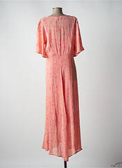 Robe longue rose CREAM pour femme seconde vue