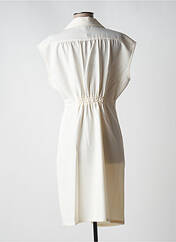 Robe mi-longue beige K-DESIGN pour femme seconde vue
