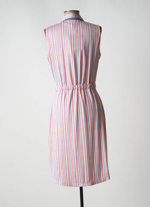 Robe mi-longue blanc K-DESIGN pour femme