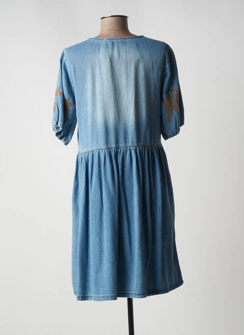 Robe mi-longue bleu CREAM pour femme