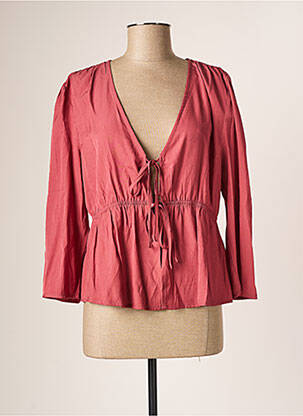 Blouse manches longues manches longues rose FREEMAN T.PORTER femme