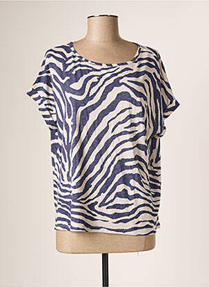 Top manches courtes manches courtes gris JUVIA femme