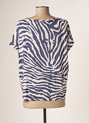 Top manches courtes manches courtes gris JUVIA femme