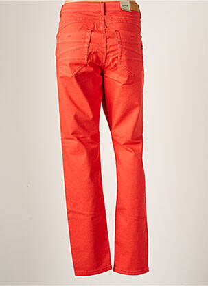 Pantalon slim tissage popeline taille normale rouge CREAM femme