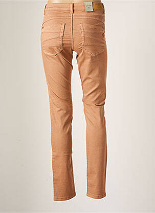 Pantalon slim tissage popeline taille normale rose CREAM femme
