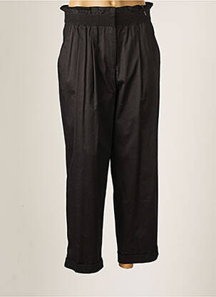 Pantalon 7/8 taille haute taille haute noir MARC AUREL femme