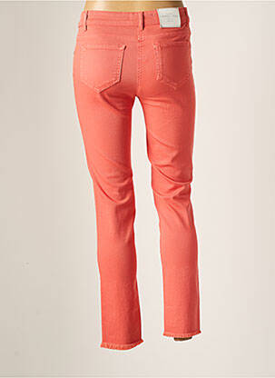 Jeans coupe slim slim taille normale orange LAUREN VIDAL femme
