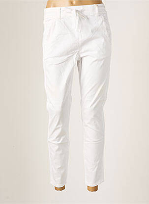 Pantalon 7/8 blanc CREAM pour femme
