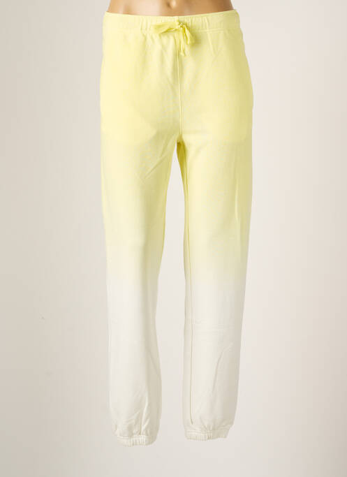 Jogging stretch taille normale jaune JUVIA femme
