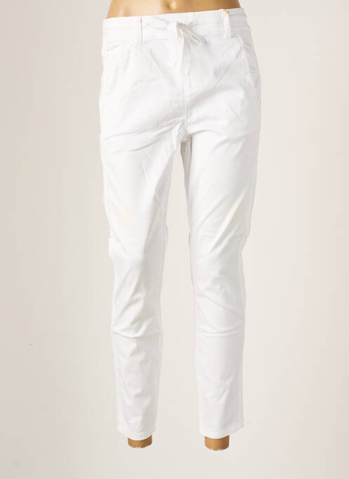 Pantalon 7/8 blanc CREAM pour femme